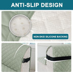 Turquoize 100% Waterproof Futon Cover Futon Slipcover Washable Armless Sofa Bed - Image 4