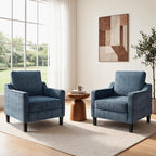 TLSUNNY Mid-Century Accent Chair, Modern Upholstered Chenille Armchair & Padded - Image 9