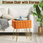 Greenstell Vanity Stool Chair Faux Fur - Image 5