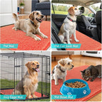 OLANLY Dog Door Mat for Muddy Paws 54x24, Super Absorbent Chenille Mud Mat | - Image 7