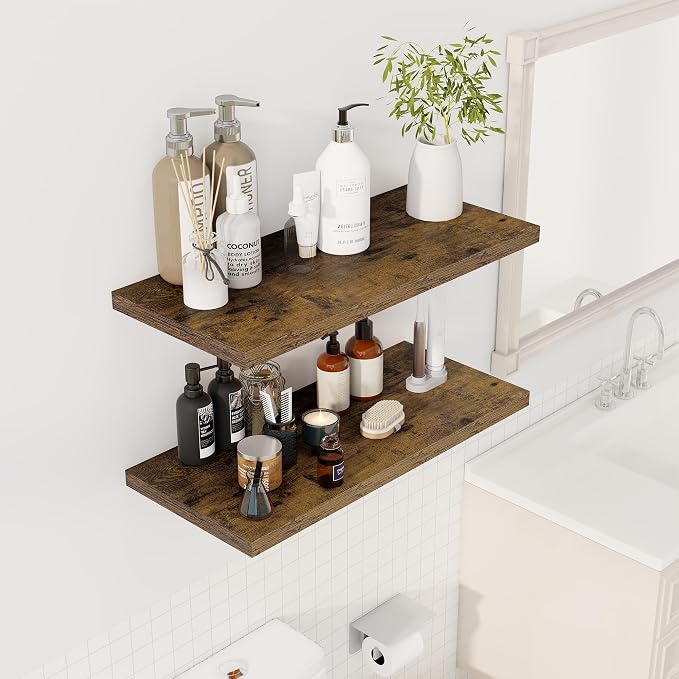 Dreamland 30" Floating Shelves for Wall, Wall-Mounted Shelves for Bedroom - Image 7