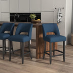 VKNOW Bar Stools Set of 2, Modern Counter Height Bar Stools - Image 3