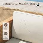 HERA'S HOUSE Small Patio Furniture Set - Image 4