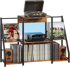 HavenlyYouth Record Player Stand, Record Player Table by HAVENLYYOUTH