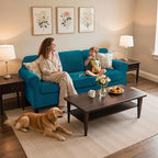 SUBRTEX 7 Pieces Stretch Sofa Slipcover Sets Couch Cover Sets Backrest Cushion - Image 2