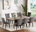 Henf 9 Pieces Extendable Dining Table Set by Henf