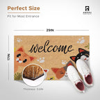 Coir Welcome Mat, 17 x 29 in | 100% Natural Coir, Anti-Shedding, Durable PVC - Image 2