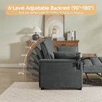 hansones ​66" Multi-Functional Pull-Out Sofa Bed - Image 8