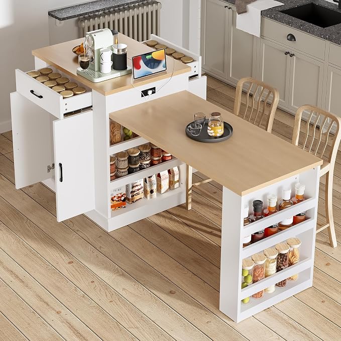 Modern Extendable Dining Table - Image 4
