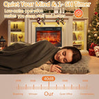 72" LED Lights Electric Fireplace - Image 4