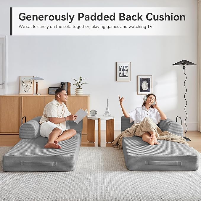 Convertible Sleeper Sofa Bed, Sleeper Sofa - Image 3