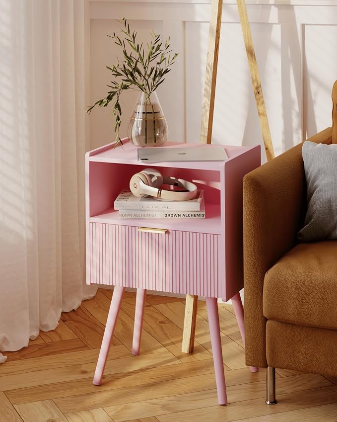 JOONEE Nightstand, Modern Bedside Table - Image 5
