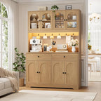 HIFIT 71" LED Kitchen Pantry Cabinet - Image 8