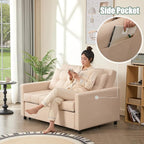 GOSUHI 52" Sleeper Sofa with Pull-Out Bed, 3-in-1 Convertible Sofa Bed - Image 7