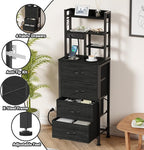 Furnulem Nightstands Set of 2, Tall Night Stand - Image 8