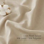 NICETOWN Rustic Linen 144 inch Long Curtains - Image 7