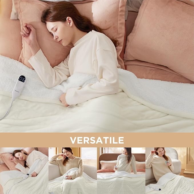 Bedsure Heated Blanket Full Size, Soft Electric Blanket - Image 7