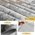 2x6 Ft Washable Runner Rug, Non-Slip Low Pile Hallway Kitchen Area Rug - Image 6