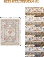 2x3 Entryway Rug Vintage Washable Rug Runner - Image 2