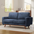 Vesgantti 68" Loveseat Sofa Dark Blue, Comfy Corduroy Couch - Image 6