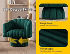 Dewhut Swivel Accent Chair, 360° Swivel Barrel Chair - Image 7