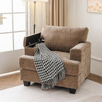Oversized Living Room Chairs Set of 2, Comfy Accent Chair - Image 3