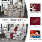 100% Waterproof Sectional Recliner Couch Covers - Image 5