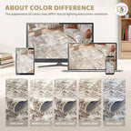 UERMEI 4x6 Area Rug Living Room Rugs - Image 5