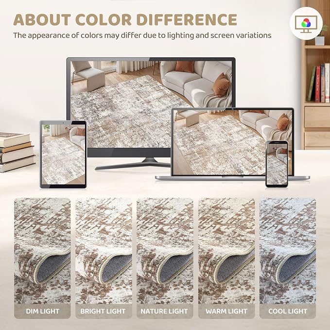 UERMEI 2x3 Area Rug Living Room Rugs - Image 8