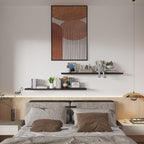 SAUMONIERES 48 Inch Floating Wall Shelves - Image 2