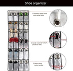 SAVERHO Hanging Shoe Organizer, Over The Door Shoe Organizer - Image 4