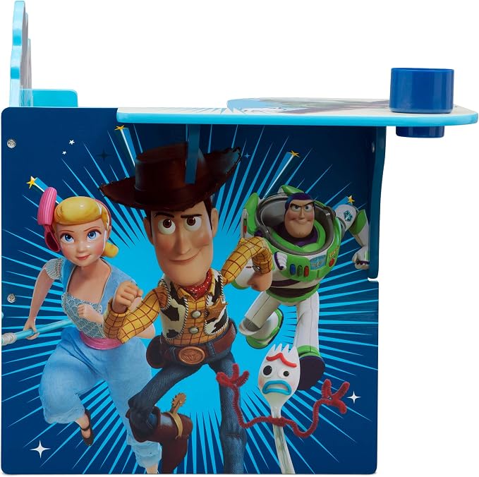 Delta Children Chair Desk with Storage Bin, Toy Story 4 - Image 9