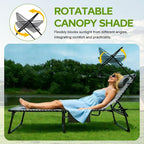 Outdoor Folding Lounge Chair - Image 3