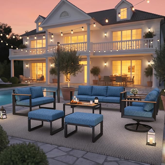 Aluminum Patio Furniture Set - Image 6