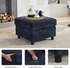 WUTUTUEE 25'' Square Storage Ottoman Module - Image 3