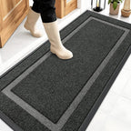 OLANLY Front Door Mat Outside 59x23, All-Season Heavy-Duty Rubber Doormat | by OLANLY