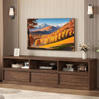 GarveeHome 70 in TV Stand for TVs up to 85 in, Mid Century Modern Entertainment by GarveeHome