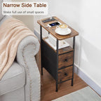 LOAKEKEL Narrow End Table Living Room - Image 4