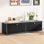 Modern Storage Cabinet Sideboard Versatile Free-Standing Organizer Cabinets - Image 2