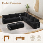 Vesgantti Large Modular Sectional Sofa, Big Comfy Cloud Couch - Image 2