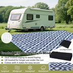 SAND MINE Reversible Mats, Plastic Straw Rug, Modern Area Rug, Large Floor Mat - Image 4