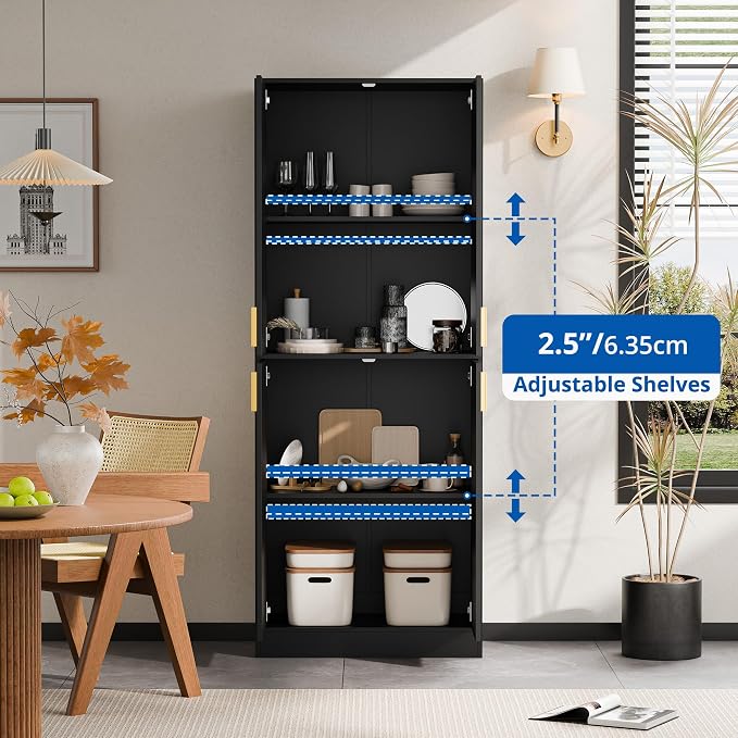 Cozy Castle Kitchen Pantry Cabinet - Image 5