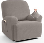 TAOCOCO Oversized Recliner Chair Covers, 1 Seater Streach Recliner Covers Soft by TAOCOCO