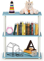 Furinno TURN-N-TUBE Storage Shelves, 3-Tier Book Shelf, Corner Shelf, Toolless - Image 6