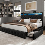 LARMACE King Size Bed Frame by LARMACE