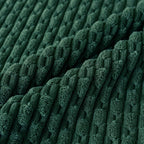 Set of 4 Dark Green Decorative Throw Pillow Covers 12x20 Inch Corduroy Pillow - Image 4