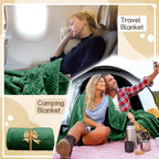 4 Pack Fleece Throw Blankets 50x60 Inches - Image 6