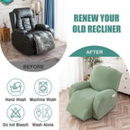 Genina Recliner Chair Cover, Stretch Reclining Chair Covers, Recliner Sofa - Image 5