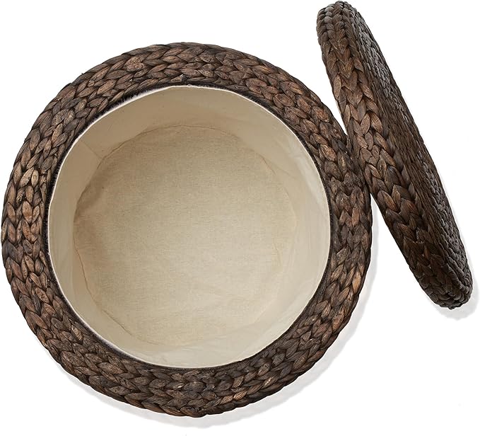 Casafield 17" Round Storage Ottoman - Image 7