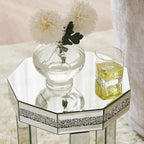 Mirrored Octagon End Table - Image 5